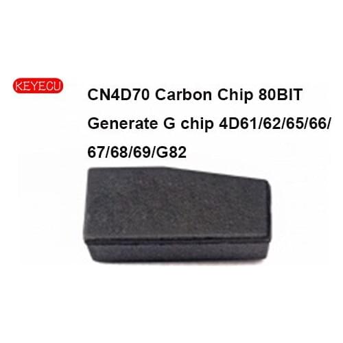 Keyecu 10PCS* CN4D70 Carbon Chip 80BIT PG1FF(TP0619)(317145)Use to Generate G chip 4D61/62/65/66/67/68/69/G82(Aftermarket)