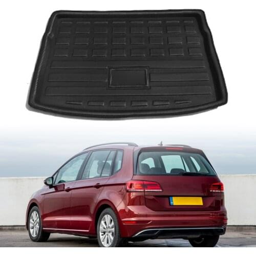 Auto Rear Trunk Cargo Mat Tray Boot Liner Floor Carpet Protector Pad For VW Golf GTI R Mk7 Hatchback 2014 2015 2016 2017 2018