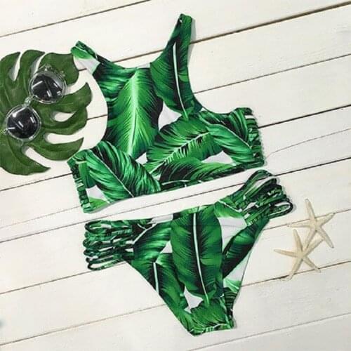 Kophia 2018 push up bikini swimsuit bikini sexy printing women swimwear swimsuit Tropic biquini bathing suit Two piece swimwear