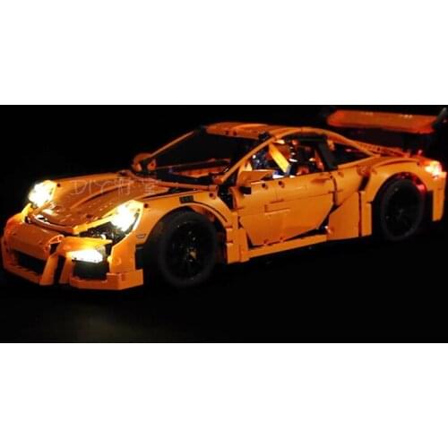 Led Light Set Compatible For 42056 Porsche Race Car 20001 3368 Building Blocks (Only LED Light, No Block Kit)