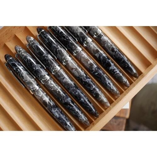 Pennbbs 308 Special Color Rice Cake Style Resin Fountain Pen With F Nib