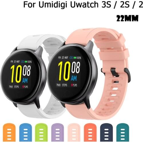 Watch Bands For Umidigi Uwatch 2/2S/3S Strap For Umidigi Urun S Watchband Watch Accessories Replacement Belt Durable Loop