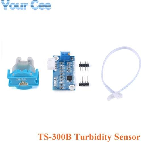 TS-300B Turbidity Sensor Module Mixed Water Detection Module Water Quality Test Turbidity Transducer DC 5V