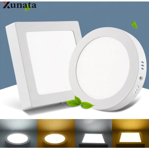 Ultra-thin Led Panel Ceiling Light AC85-265V Waterproof Surface LED Spotlight Lamp Corridor Home Aisle Hotel Bathroom Lighting