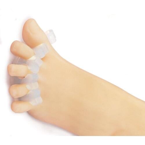 Toe Pad Inserts Silicone Hallux Valgus Toe Separator Overlapping Toe Care Device Anti-pain Anti-wear Shoe Accessories