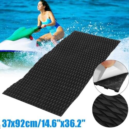 Water Scooter Non-Skid Marine Flooring Synthetic Eva Foam Sheet 37X92Cm Jet-Ski Black Surfboard Mat Watercraft Skis Slip