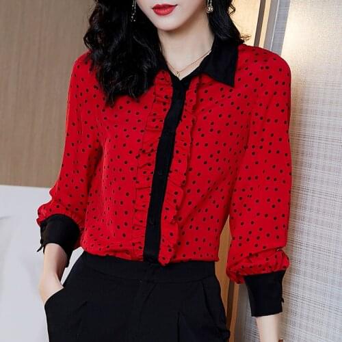 WLZD Polka Dot Blouses