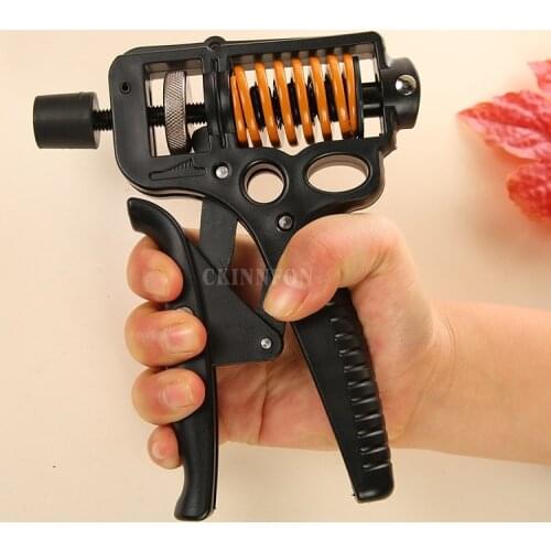 100Pcs/Lot 15-50Kg Adjustable Hand Grip Strengthener Trainer Wrist Forearm Finger Strength Hand Gym Power Exerciser Gripper