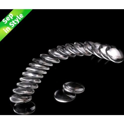 20PCS=10 Pairs 14mm DIY patch pupils eyes Glass Eye Chips for Blyth doll glass eyechips transparent pupils