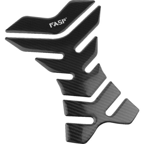 3D Carbon Fiber Look Motorcycle Sport Tank Gas Protector Pad Sticker Universal Fit