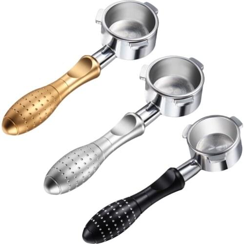 54mm Coffee Bottomless Portafilter for Breville 8 Series Stainless Steel Alloy Espresso Machine Handle Filter 3 Ear Coffee