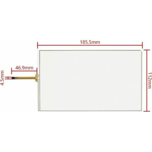 8" Touch Screen Digitizer LCD for Toyota Highlander Radio LA080WV2 Made by Panasonic