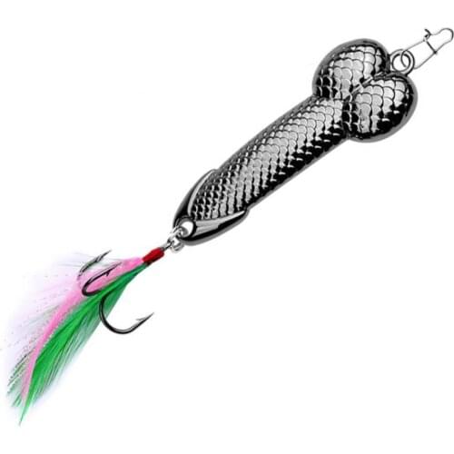 80%HOT Outdoor Fishing Lure Bright Metal Simulation Fish Hard Bait Tackle with Hook