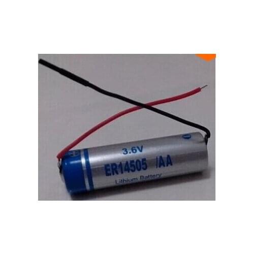 Free shipping 2pcs/lot 3.6V ER14505 2400mAh 14505 lithium battery can't recharge