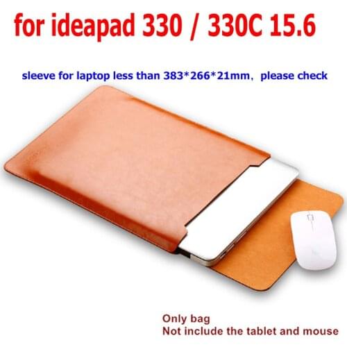 Sleeve For Lenovo Ideapad 310 330 320 330C 15 330-15 Inch Laptop Pu Cover Case For Ideapad Bag Fashion Notebook Pouch Gift