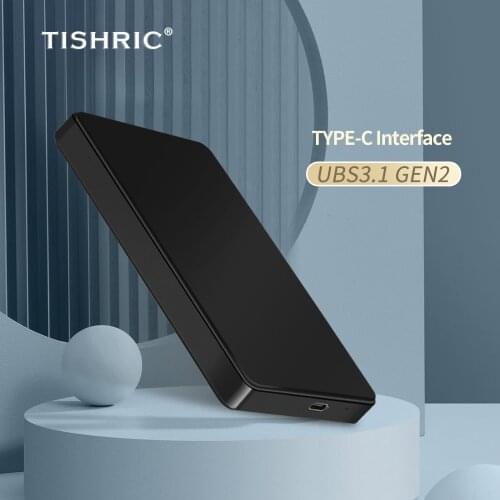 TISHRIC 2.5 inch HDD Case External Hard Drive Enclosure Hard Disk Box Sata Hard Drive Box 10TB Hard Disk Adapter