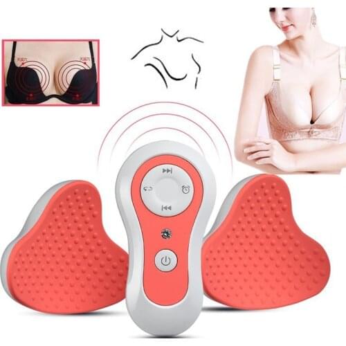 Electric Breast Enlargement Massager with Massage Pads Chest Enhancer Breast Enlarging Device Breast Lift AcupunctureTherapy