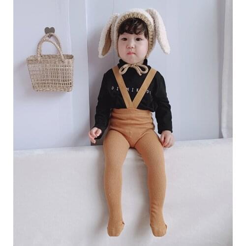 Cotton Baby Pantyhose Newborn Baby Pants High Waist Cross Straped Baby Leggings Baby Boys Girls Pants Baby Girl Stuff