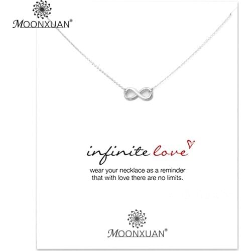 Infinite Love Gold Sliver Choker Chain Necklace Women Kolye Collares De Moda 2019 Colar Jewelry Collier Bijoux Femme Chocker