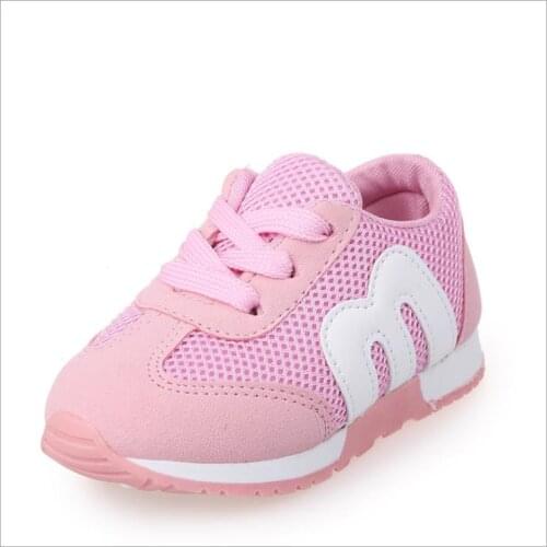 Summer 1 to 5 years old baby boy and girls casual shoes fashion breathable kids sneakers high quality soft bottom sports shoes