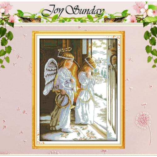 The Angels Baby Patterns Counted Cross Stitch 11CT 14CT Cross Stitch Set Wholesale Cross-stitch Kit Embroidery Needlework
