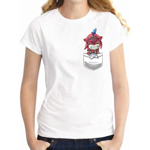 New Womens T-shirt Pocket Princess Mononoke and Moro Cat Panda Nerdy Pocket tshirt Girls tshirt Harajuku Streetwear tees tops