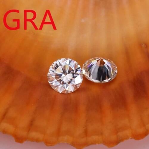 Real 100% Loose Moissanite Stone 3ct 9.0mm VVS1 D Color Round Cut For Jewelry With GRA Certificate