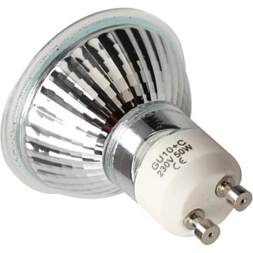Super Bright GU 10+C 50W 220V-240V Halogen Bulb Lamp Lighting Light Bulb C1
