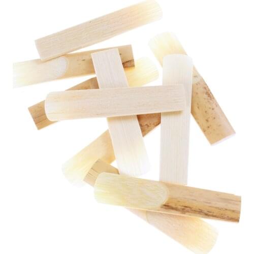 10pcs High Quality Lightweight Durable Sax Saxophone Soprano / Alto Reeds for 2 1/2 Size Accessories