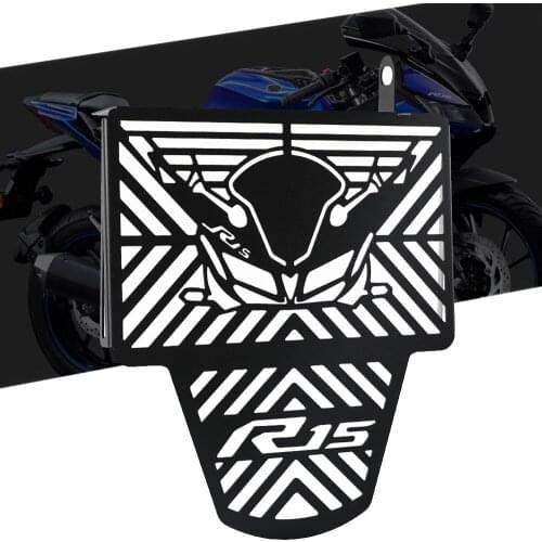 FOR YAMAHA R15 V3 2017 2018 2019 2020 2021 Motorcycle Aluminum Radiator Guard Grille Cover Cooler Protector R15V3 Accessories