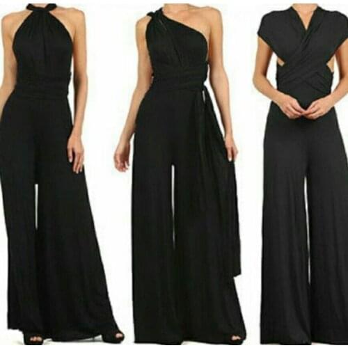 Multi Wear Multi Rope Cross Ol Sexy Bandage Jumpsuit Birthday Outfits Overalls For Women Fashion Womens Wear Jumpsuits