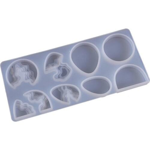 1pcs Island Pendant Sandy Terrace Landscape Gem Mold Crystal Resin Epoxy For DIY Pendant Charms Jewelry Accessories Making