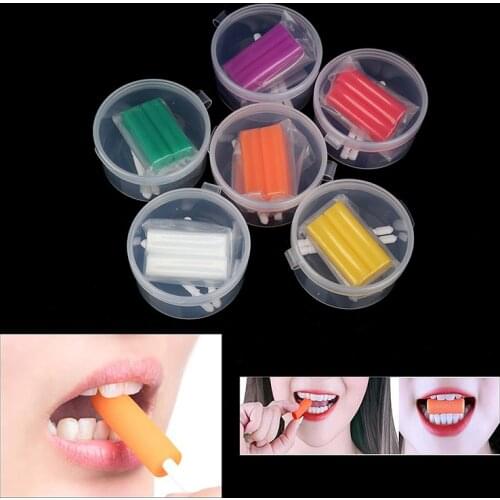 2Pcs/box Aligner Chewies Dental Orthodontic Aligner Retainer With With Hand Held With Comfort Bite Orthodontic Chew