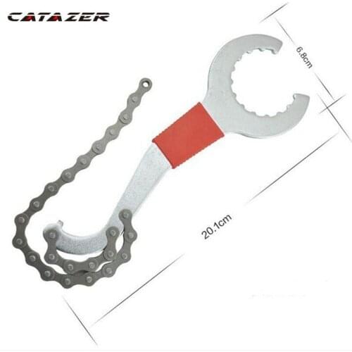 Three-in-one Bicycle Flywheel Repair Tool Wrench for Bicycle Casstte Body and Bottom Bracket Tool Wrench Bicycle Repair Tools