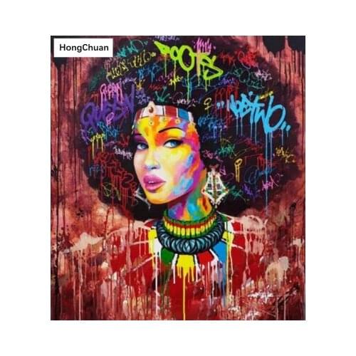 Abstract Beauty Fast Delivery Square/Round Diamond Embroidery Mosaic DIY 5D Diamond Painting Home Decoration Mural Cross Stitch