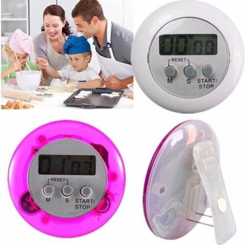 1pcs Lcd Digital Kitchen Cooking Timer Count Down Up Clock Loud Alarm Clock Loud Multi-function Countdown Electronic Timer