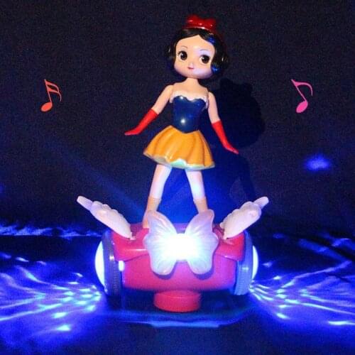 Disney Frozen Princess Electric Dancing Toys Elsa Doll With Wings Action Figure Rotating Projection Light Music Model Gifts Toys