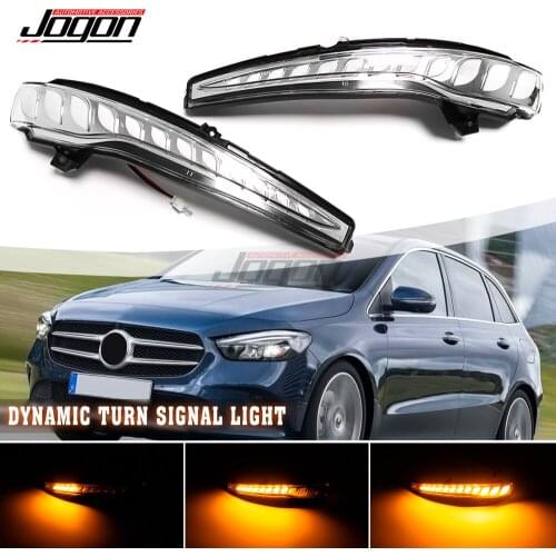 For Benz C E S GLC V Class W205 X253 W213 W222 W447 Vito Car Side Mirror Indicator LED Dynamic Turn Signal Light Blinker Lamp
