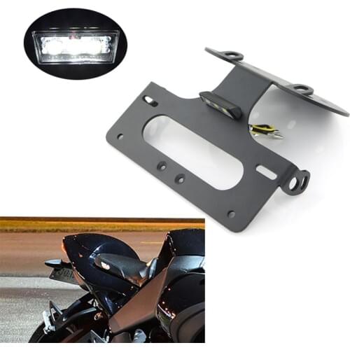 Fit For Buell 1125 R 1125 CR 2008-2011 Motorcycle Number License Plate Holder Frame Rear Tail Tidy Fender Eliminator kit