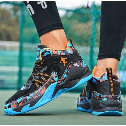 New Student Basketball Sneakers Mens Sport Shoes Zapatos De Hombre Men Breathable Non-slip High Top Sneakers Men Trainers Shoes