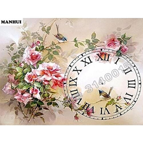 DIY Diamond painting Spend the clock cross stitch Needlework 5D Spuare diamond embroidery resin diamond picture mosaic BEC049