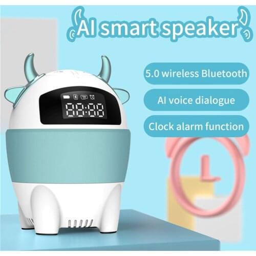 Rechargeable Bluetooth Speaker with USB Charging Cable, Wireless Mini Woofer for Festival Gift, Blue/ Pink/ Red