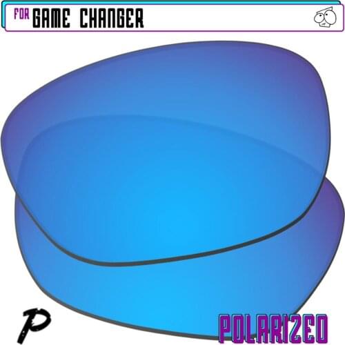 EZReplace Polarized Replacement Lenses for - Oakley Game Changer Sunglasses - Blue P