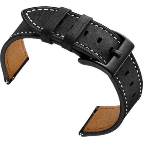 100% Genuine Cow Leather loop Bracelet Belt Band for Apple Watch 22MM Strap for iWatch Wristband