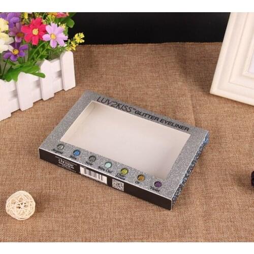 Luxury custom printing cosmetic drawer packaging paper box with clear window ---PX11064