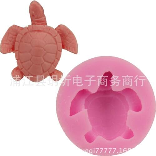 Three mushroom shape silicone mold chocolate baking cake turn sugar mold gypsum dress up pieces drop mold