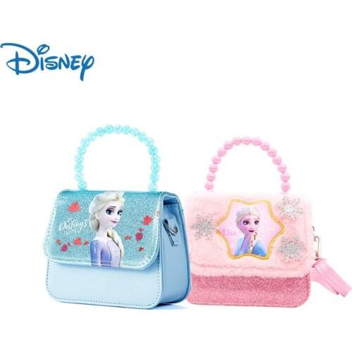 Disney Frozen Princess Bag Girls Shoulder Bag Kids Crossbody Cartoon Elsa Handbags Fshion Girls Birthday Party Gift Toys