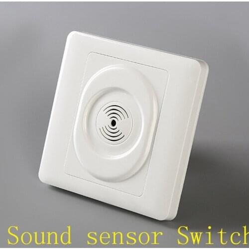 Smart Voice Control Light Sensor 1 pc New Smart Home Wall Mount Switch Sound & Light Controlled hot saleDelay Switch