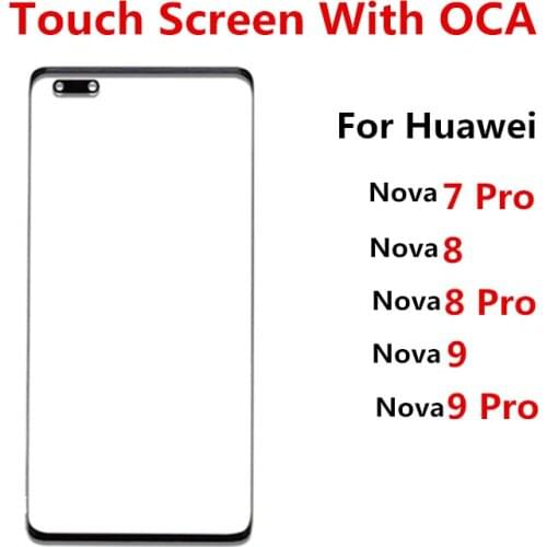 NovaPlus Outer Screen For Huawei Nova Plus Front Touch Panel LCD Display Screen Out Glass Cover Lens Phone Repair Replace Parts