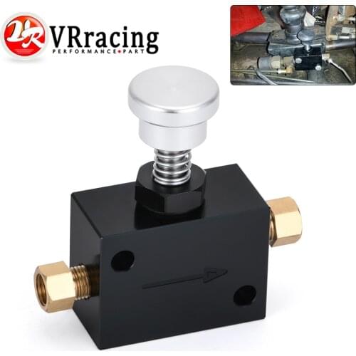 VR - Hydraulic Brake Park Lock 1/8NPT Manual Brake Line Lock Pressure Hold For Disc Drum VR3317BK